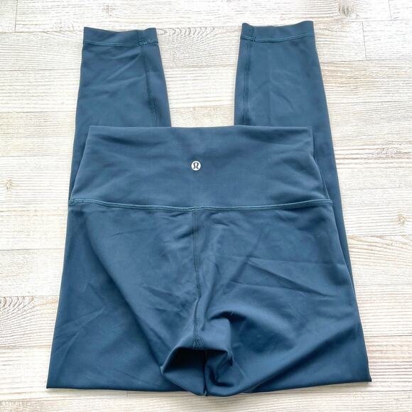lululemon athletica Pants - Lululemon Wunder Train High Rise Tight 28" | Teal Size 8